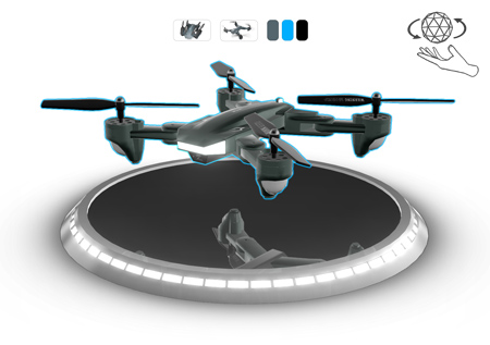 Virtuelle Produktpraesentation Drohne