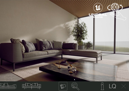 Virtueller Möbelkonfigurator in Unreal Engine